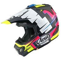 HELMET MX-V EVO BATTLE YELLOW X-SMALL 53-54